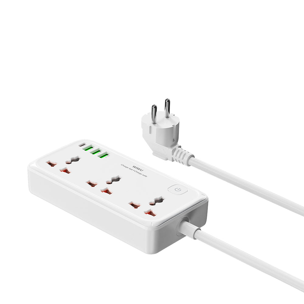 Wiwu Wi-S005 GaN Tech Power Strip Çoklu Priz 30W Wiwu Wi-S005 GaN Tech Power Strip Çoklu Priz 30W